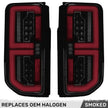 Ford 21-23 BRONCO (This Part Replaces OEM Factory Installed HALOGEN Tail Lights) OLED TAIL LIGHTS w/ RED OLED Turn Signals - Smoked Lens - Image 4