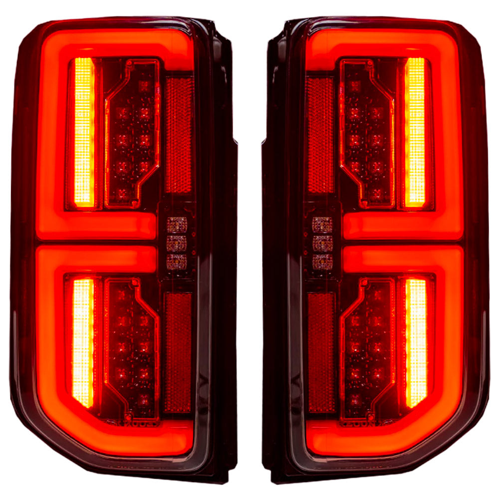 Ford 21-23 BRONCO (This Part Replaces OEM Factory Installed HALOGEN Tail Lights) OLED TAIL LIGHTS w/ RED OLED Turn Signals - Smoked Lens - Image 5