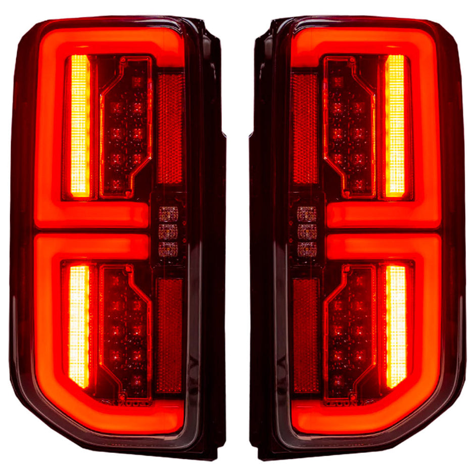 Ford 21-23 BRONCO (This Part Replaces OEM Factory Installed HALOGEN Tail Lights) OLED TAIL LIGHTS w/ RED OLED Turn Signals - Smoked Lens - Image 5