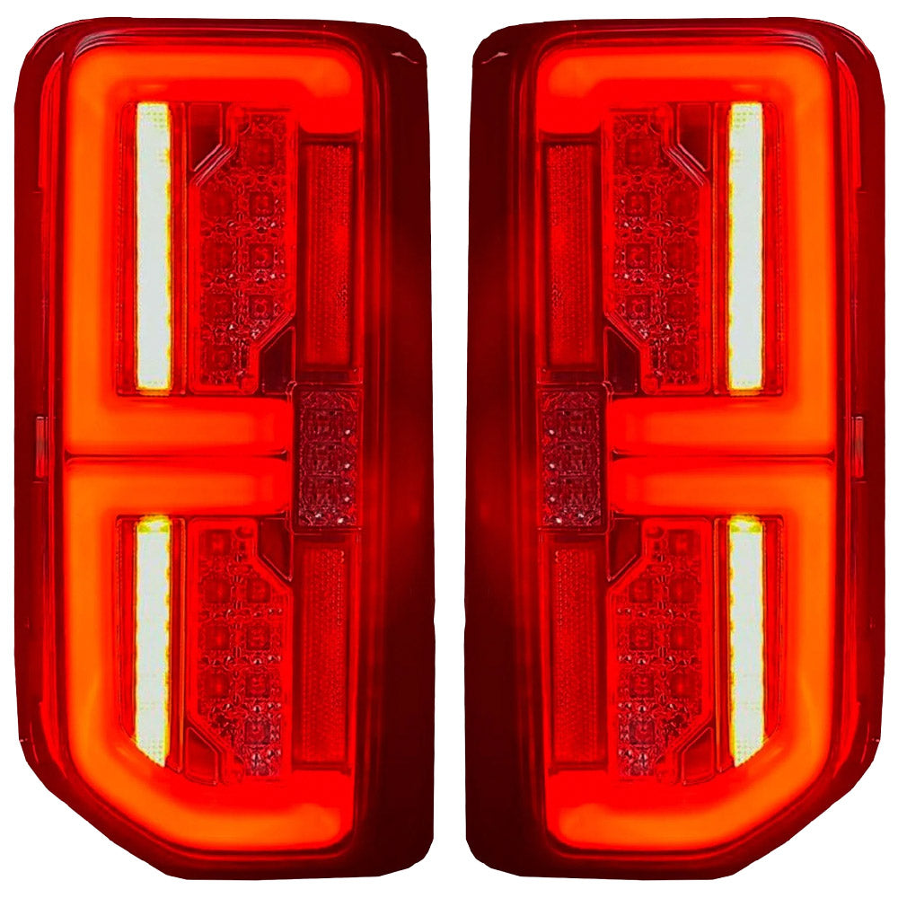 Ford 21-23 BRONCO (This Part Replaces OEM Factory Installed HALOGEN Tail Lights) OLED TAIL LIGHTS w/ RED OLED Turn Signals - Clear Lens - Image 3