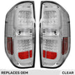 Toyota Tundra 14-21 LED Tail Lights - Clear Lens - Image 2