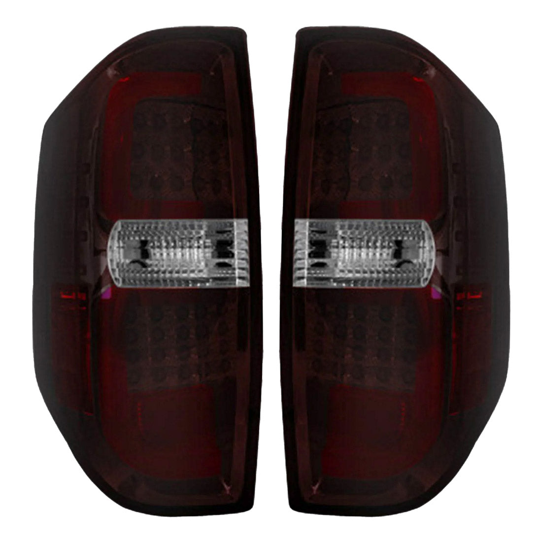 Toyota Tundra 14-21 LED Tail Lights - Dark Red Smoked Lens - Image 3