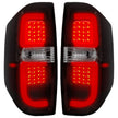 Toyota Tundra 14-21 LED Tail Lights - Dark Red Smoked Lens - Image 2