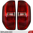 Toyota Tundra 14-21 LED Tail Lights - Red Lens - Image 2