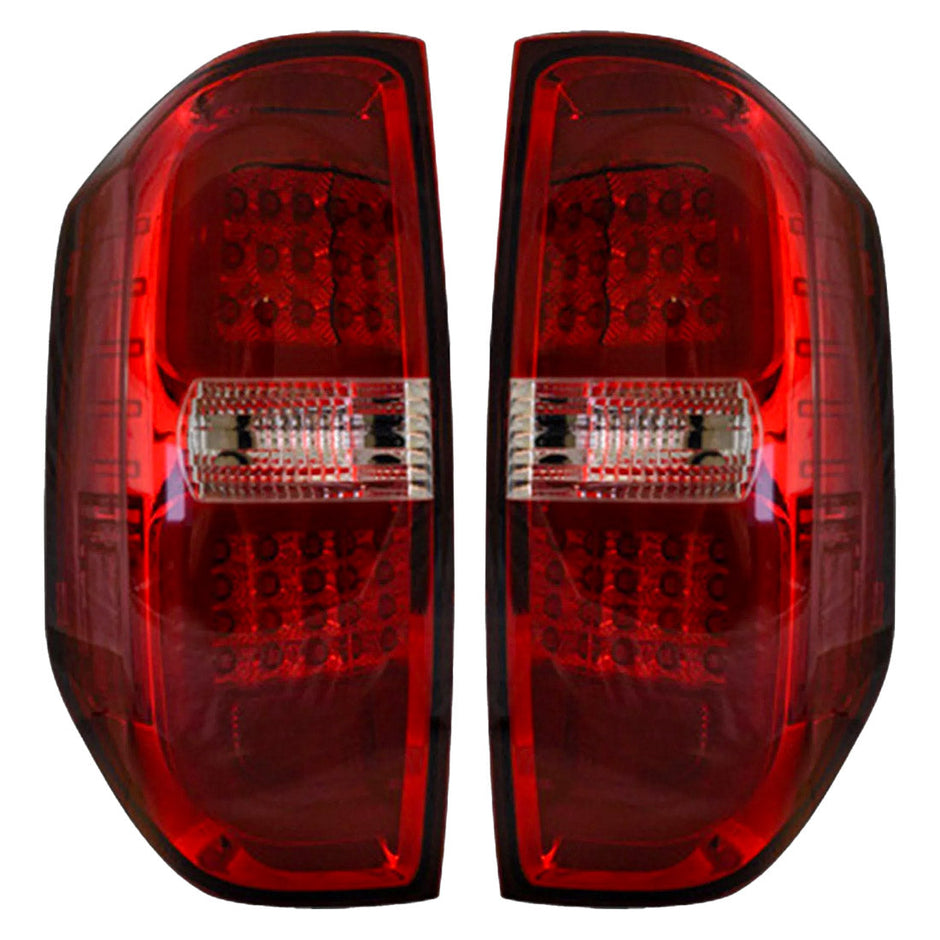 Toyota Tundra 14-21 LED Tail Lights - Red Lens