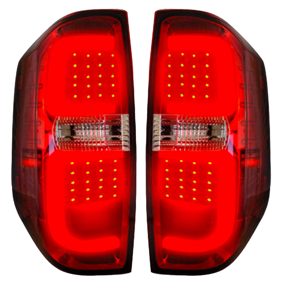 Toyota Tundra 14-21 LED Tail Lights - Red Lens - Image 3