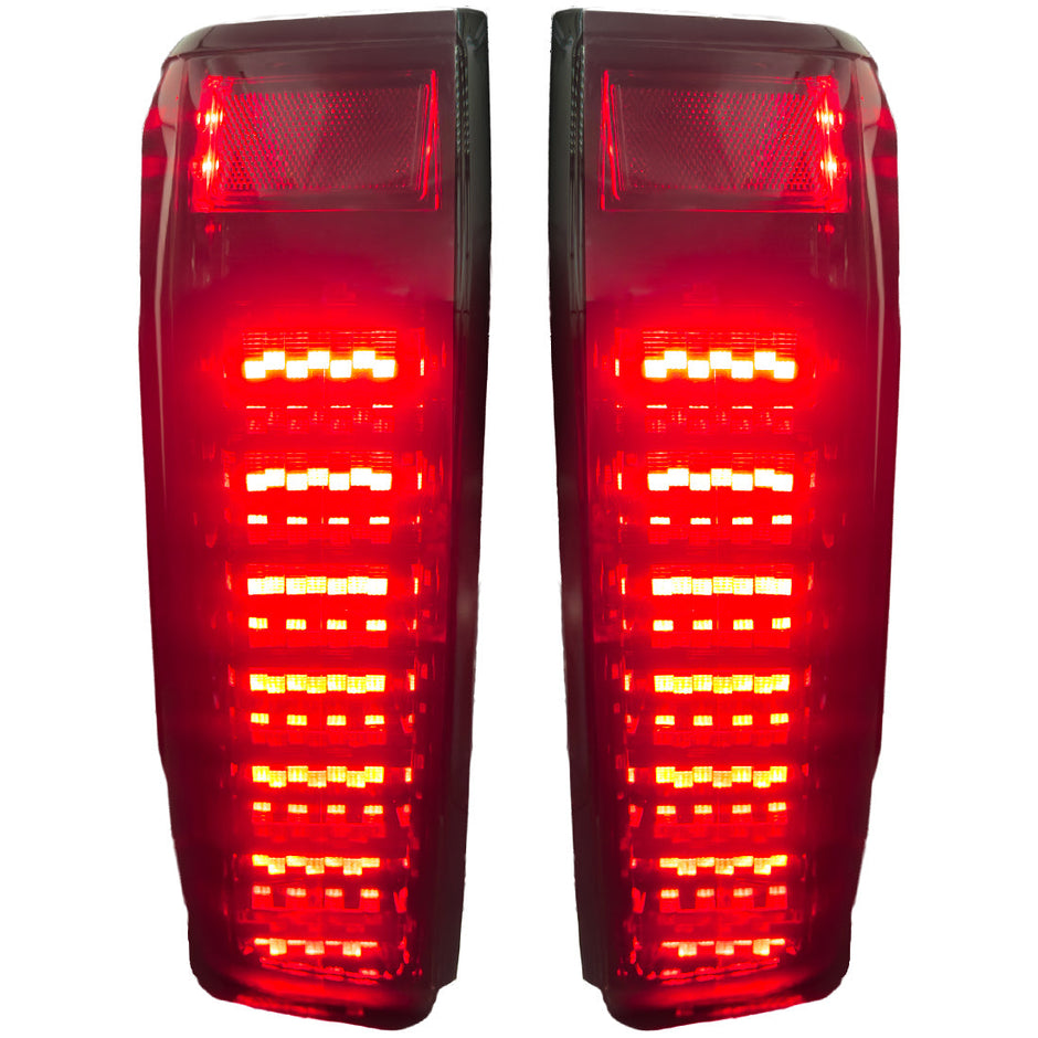 Toyota Tundra 22-24 LED Tail Lights with Startup Sequence - Smoked Lens - Image 4