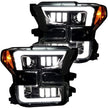 Ford F150 15-17 (Replaces OEM Halogen Style Head Lights Only) PROJECTOR HEADLIGHTS - Smoked / Black - Image 4