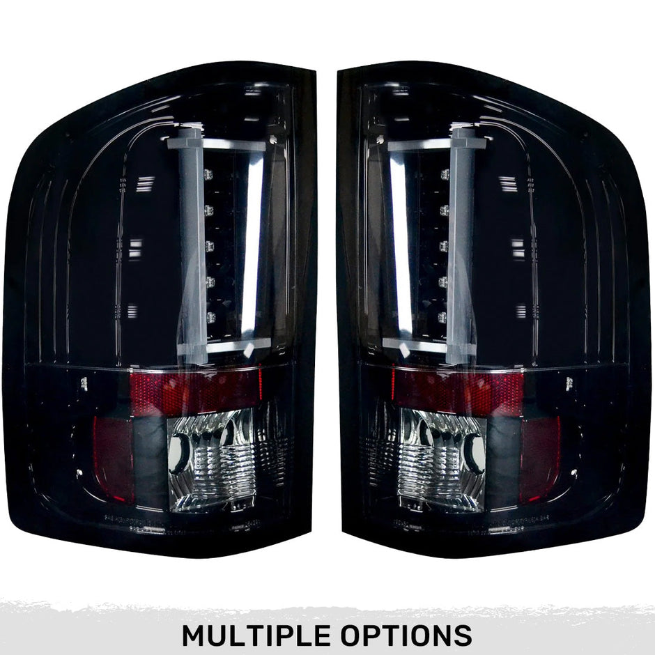 Chevy Silverado 07-13 Single-Wheel & 07-14 Dually & GMC Sierra 07-14 (Dually Only) 2nd GEN Body Style OLED TAIL LIGHTS - Smoked Lens