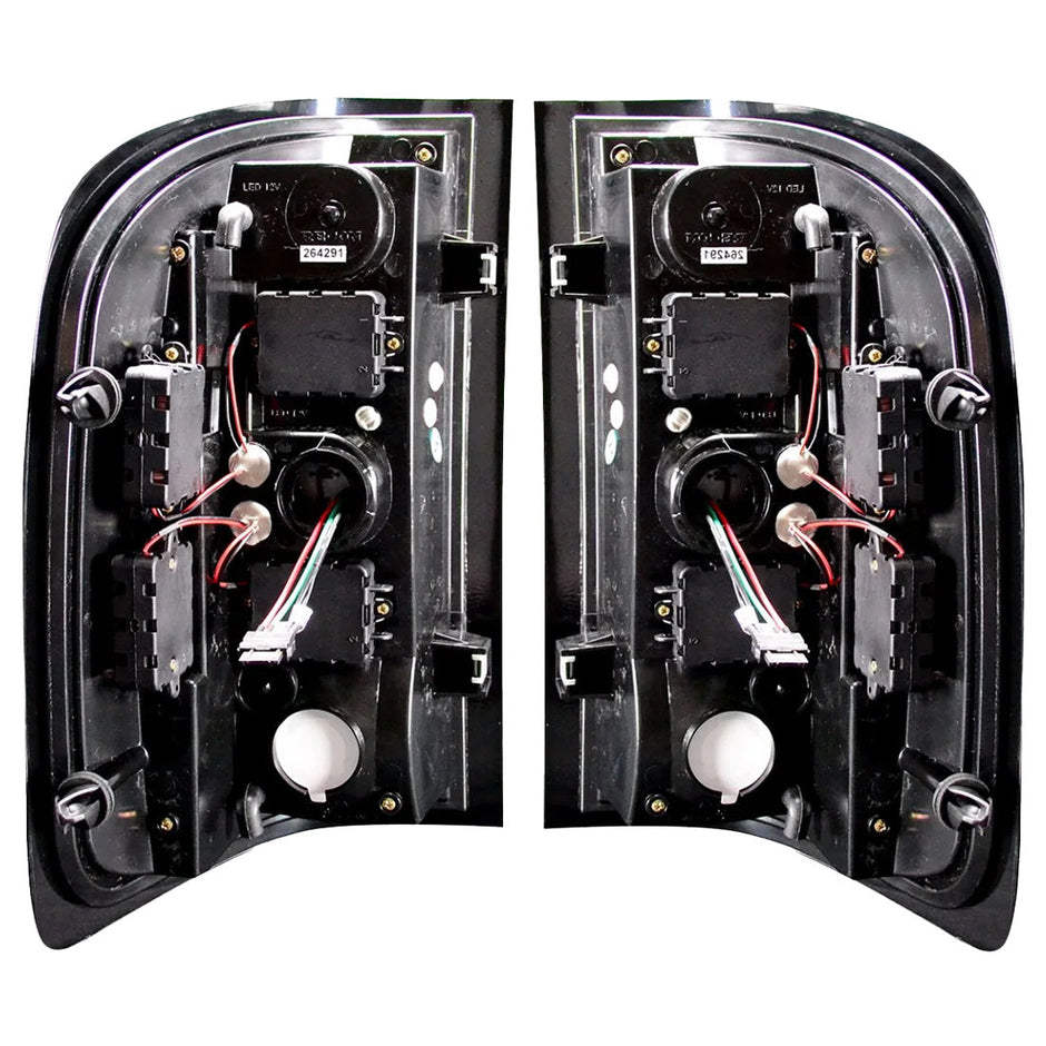 Chevy Silverado 07-13 Single-Wheel & 07-14 Dually & GMC Sierra 07-14 (Dually Only) 2nd GEN Body Style OLED TAIL LIGHTS - Clear Lens - Image 2