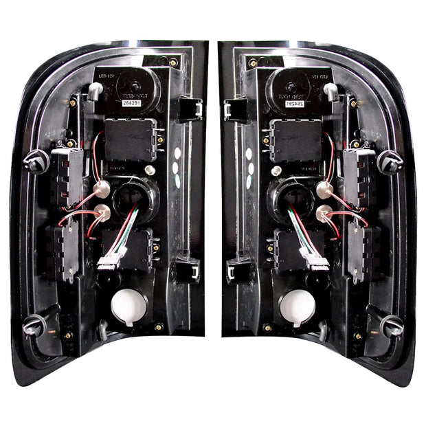 Chevy Silverado 07-13 Single-Wheel & 07-14 Dually & GMC Sierra 07-14 (Dually Only) 2nd GEN Body Style OLED TAIL LIGHTS - Clear Lens - Image 2