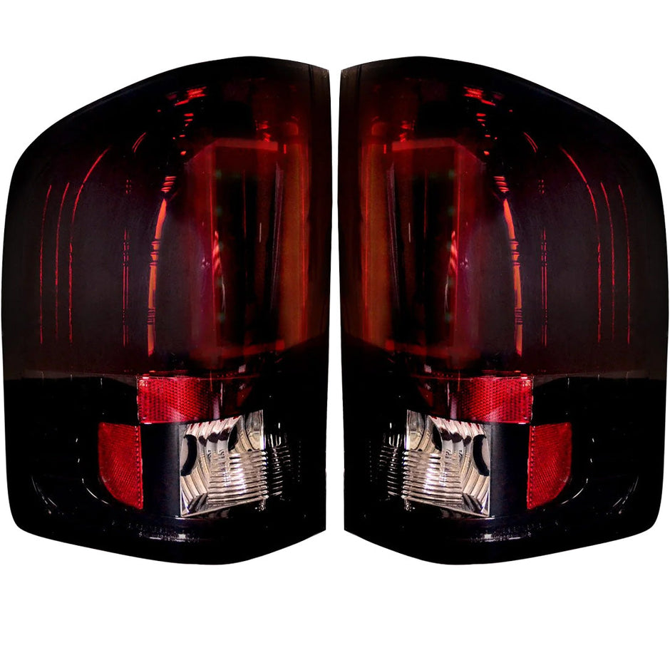 Chevy Silverado 07-13 Single-Wheel & 07-14 Dually & GMC Sierra 07-14 (Dually Only) 2nd GEN Body Style OLED TAIL LIGHTS - Red Smoked Lens - Image 3