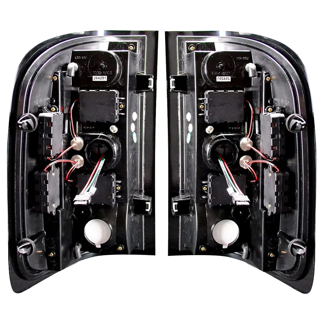 Chevy Silverado 07-13 Single-Wheel & 07-14 Dually & GMC Sierra 07-14 (Dually Only) 2nd GEN Body Style OLED TAIL LIGHTS - Red Lens - Image 4