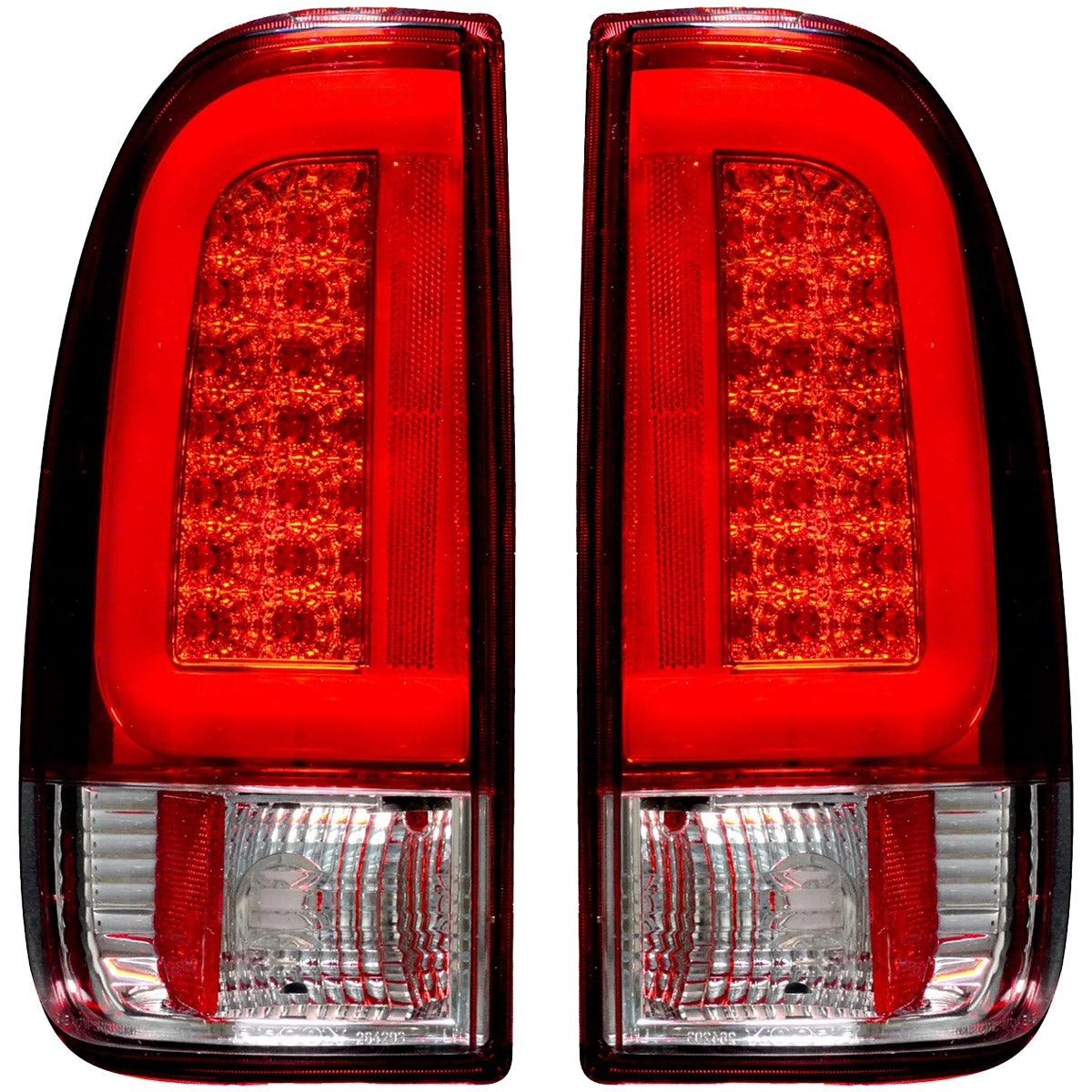 Ford Superduty F250HD/350/450/550 08-16 OLED TAIL LIGHTS - Red Lens - Image 2