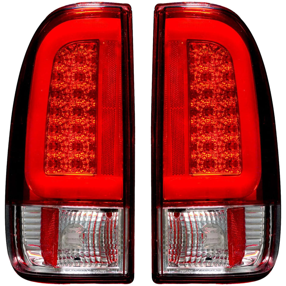 Ford Superduty F250HD/350/450/550 08-16 OLED TAIL LIGHTS - Red Lens - Image 2