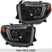 Toyota Tundra 14-21 PROJECTOR HEADLIGHTS w/ Ultra High Power OLED DRL - Smoked / Black