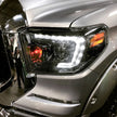 Toyota Tundra 14-21 PROJECTOR HEADLIGHTS w/ Ultra High Power OLED DRL - Clear / Chrome - Image 3