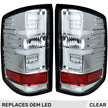 Chevy Silverado 16-18 1500 & 16-19 2500/3500 (Replaces Factory OEM LED Tail Lights ONLY - Also Fits GMC Sierra 15-19 Dually Body Style with Factory OEM LED Tail Lights ONLY) OLED TAIL LIGHTS - Clear Lens