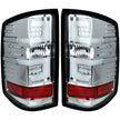 Chevy Silverado 16-18 1500 & 16-19 2500/3500 (Replaces Factory OEM LED Tail Lights ONLY - Also Fits GMC Sierra 15-19 Dually Body Style with Factory OEM LED Tail Lights ONLY) OLED TAIL LIGHTS - Clear Lens - Image 2
