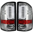 GMC Sierra 16-18 1500 & 16-19 2500/3500 (Only Fits Single Wheel Body Style Trucks with Factory OEM LED Tail Lights) OLED TAIL LIGHTS - Clear Lens - Image 3