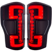 Ford Superduty F250/350/450/550 17-19 (Replaces OEM Halogen Style Tail Lights Both With & Without BLIS Blind Spot Warning System) OLED TAIL LIGHTS - Smoked Lens - Image 5