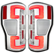 Ford Superduty F250/350/450/550 17-19 (Replaces OEM Halogen Style Tail Lights Both With & Without BLIS Blind Spot Warning System) OLED TAIL LIGHTS - Clear Lens
