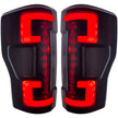 Ford Superduty F250/350/450/550 17-19 (Replaces OEM LED Style Tail Lights with BLIS Blind Spot Warning System) OLED TAIL LIGHTS - Smoked Lens - Image 5