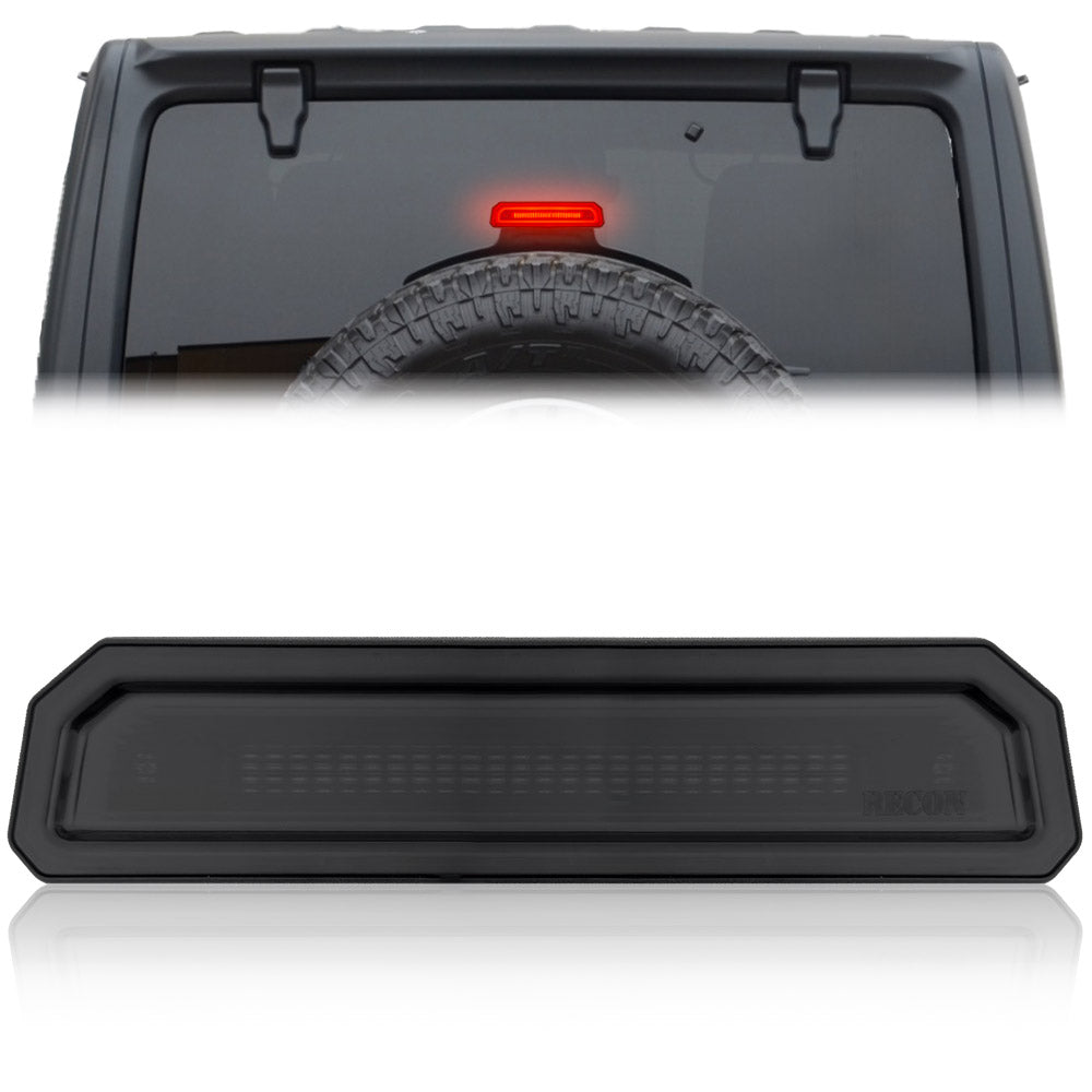 Jeep JL Wrangler 18-23 RED Ultra High Power OLED 3rd Brake Light - Smoked Lens - Image 3