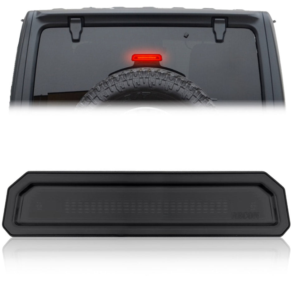Jeep JL Wrangler 18-23 RED Ultra High Power OLED 3rd Brake Light - Smoked Lens - Image 3