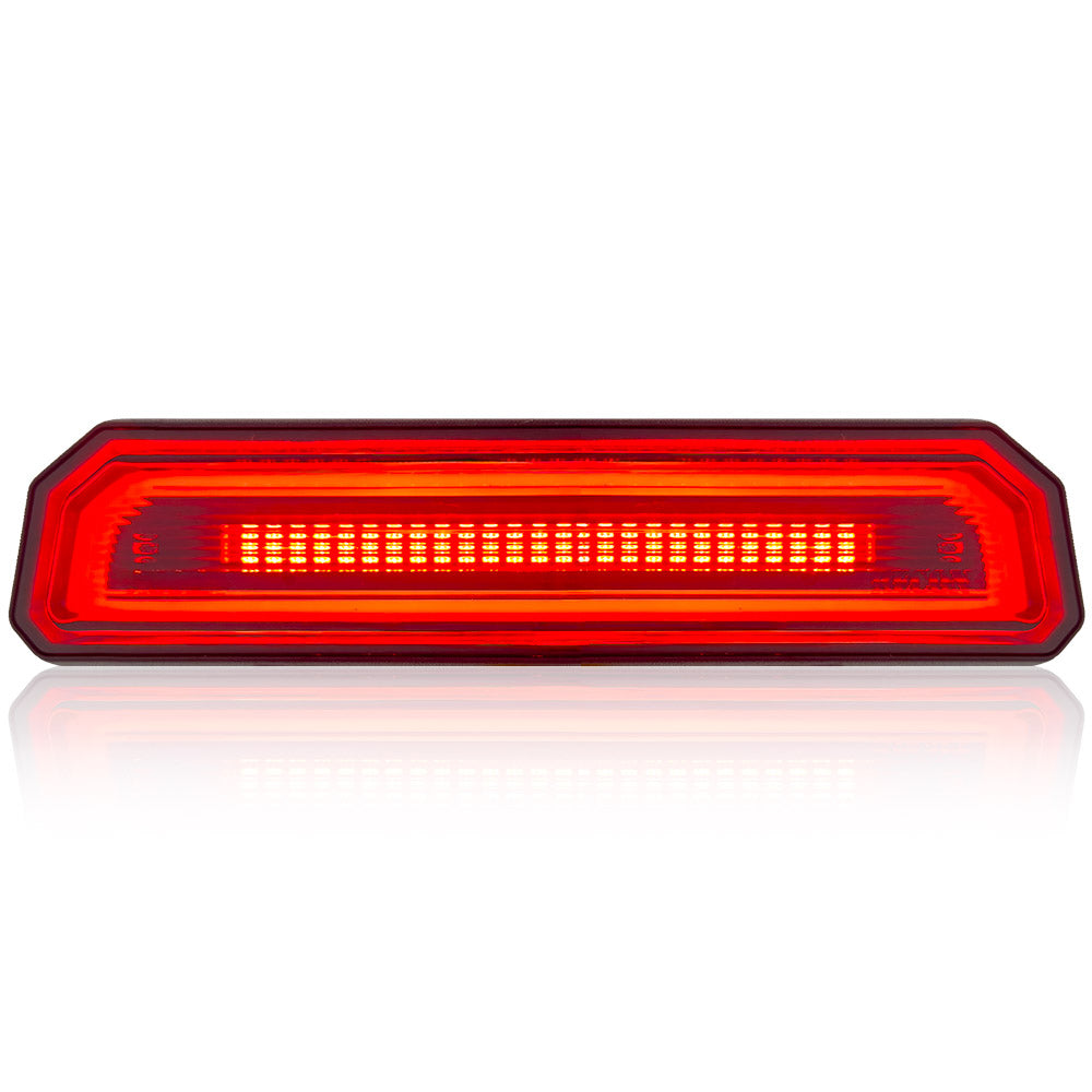 Jeep JL Wrangler 18-23 RED Ultra High Power OLED 3rd Brake Light - Clear Lens - Image 2