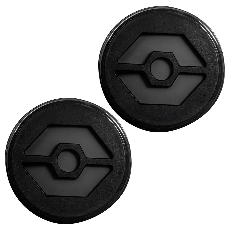 Jeep 07-18 JK Wrangler Round Front Turn Signal Lenses with Amber Hexagon-Shaped OLED Design Located Under Front Headlights - Smoked Lens - Image 4