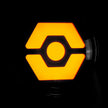 Jeep 07-18 JK Wrangler Round Front Turn Signal Lenses with Amber Hexagon-Shaped OLED Design Located Under Front Headlights - Smoked Lens - Image 3