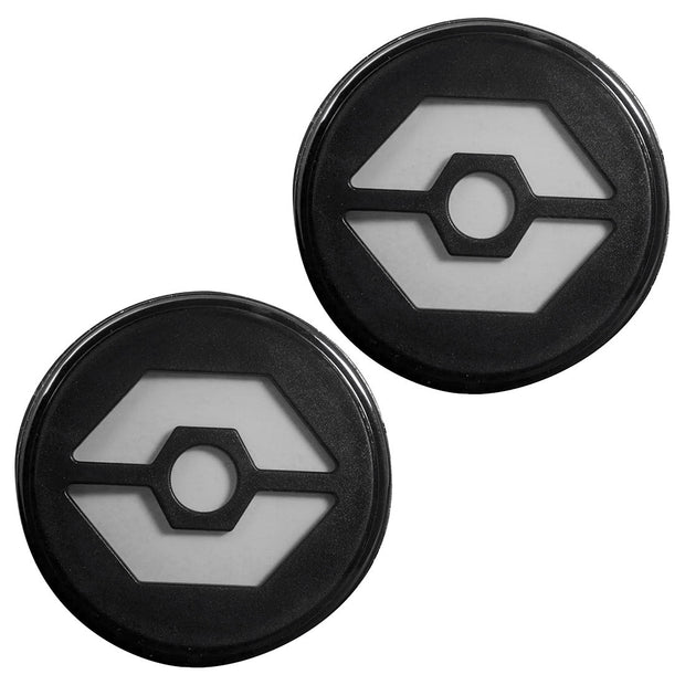 Jeep 07-18 JK Wrangler Round Front Turn Signal Lenses with Amber Hexagon-Shaped OLED Design Located Under Front Headlights - Clear Lens