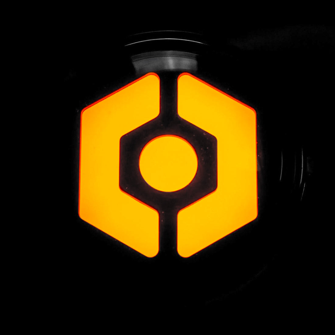 Jeep 07-18 JK Wrangler Round Front Fender Lenses with Amber Hexagon-Shaped OLED Design Located on Front Side Fender - Clear Lens - Image 3