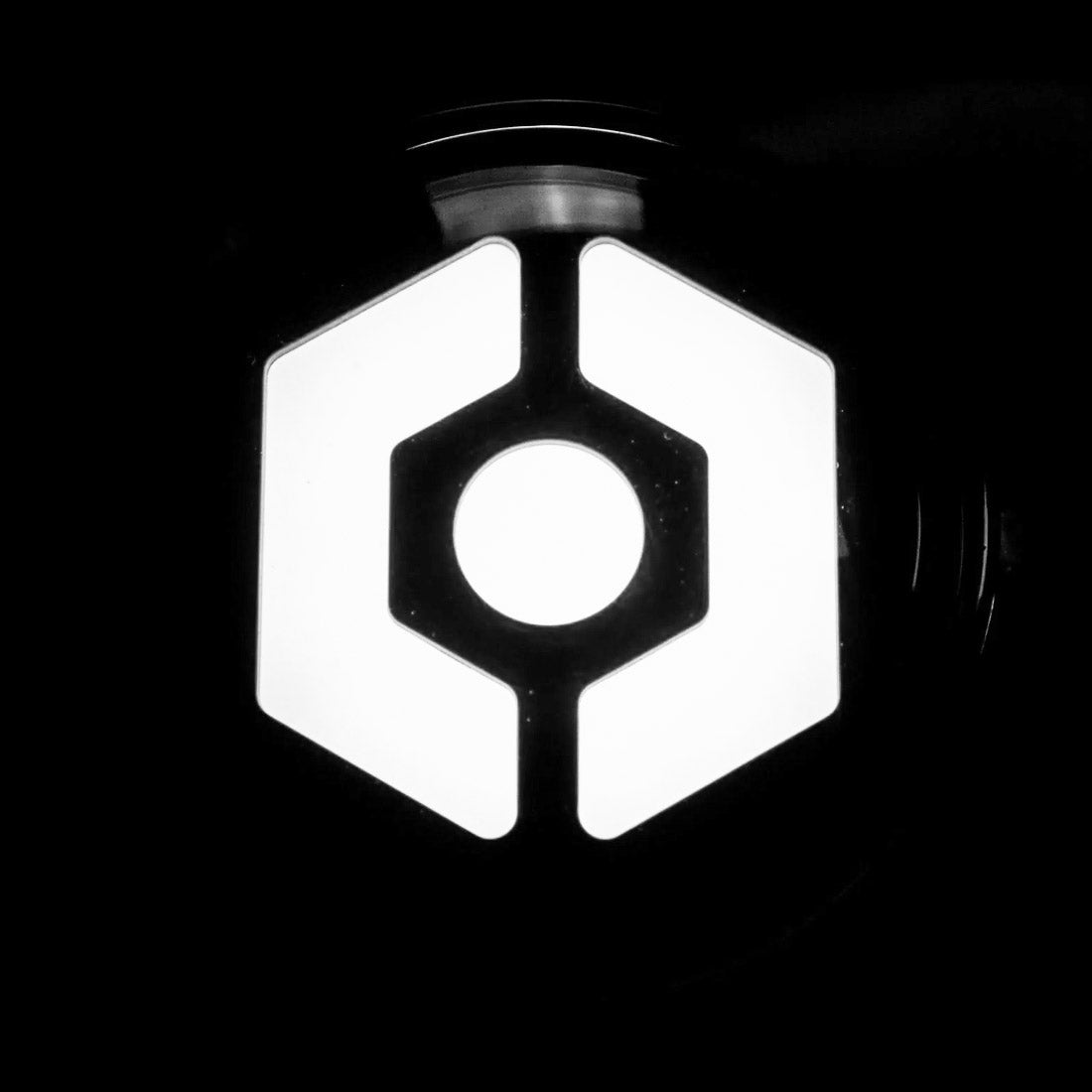 Jeep 07-18 JK Wrangler Round Front Fender Lenses with White Hexagon-Shaped OLED Design Located on Front Side Fender - Smoked Lens