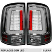 Dodge 13-18 RAM 1500/2500/3500 OLED TAIL LIGHTS (Replaces Factory OEM LED Tail Lights ONLY) - Clear Lens - Image 2