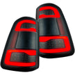 Dodge 19-23 RAM 1500 OLED TAIL LIGHTS (Replaces Factory OEM LED Tail Lights w Blind Spot Sensor) - Smoked Lens - Image 3