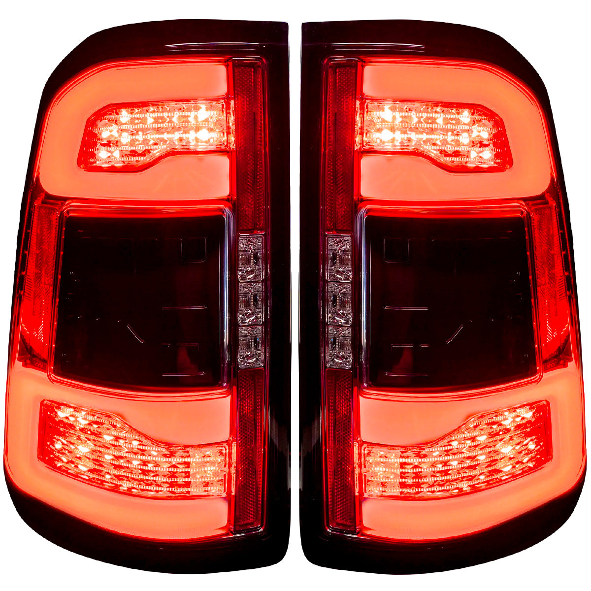 Dodge 19-23 RAM 1500 OLED TAIL LIGHTS (Replaces Factory OEM Halogen Tail Lights) - Clear Lens - Image 4