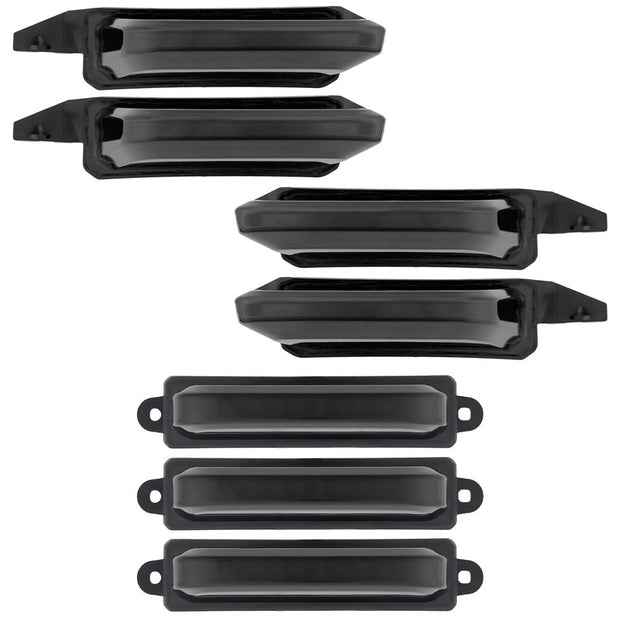 Ford 21-24 RAPTOR 7-Piece Fender & Hood Light Kit Smoked Lens w/ White LED Running Lights w/ Startup Light Sequence - Image 2