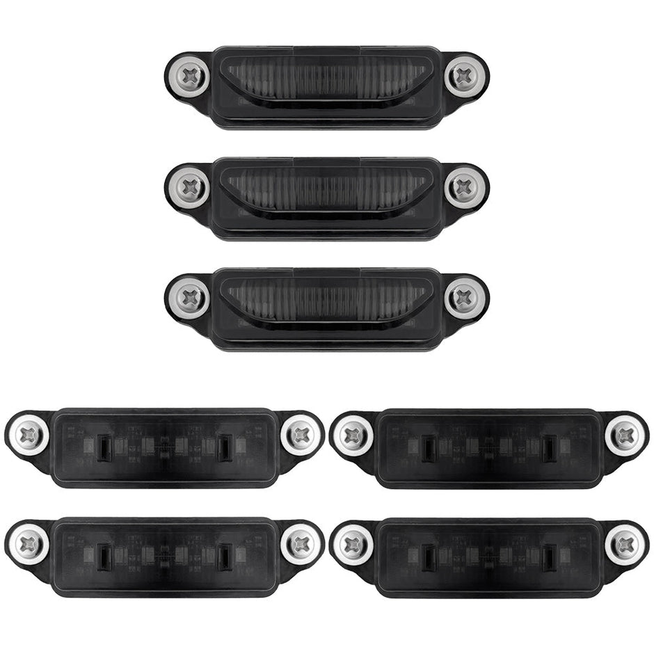Dodge 21-24 RAM 1500 TRX 7-Piece Fender & Hood Light Kit Smoked Lens w/ Amber LED Running Lights w/ Startup Light Sequence - Image 5