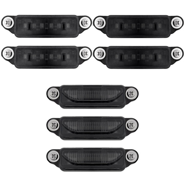 Dodge 21-24 RAM 1500 TRX 7-Piece Fender & Hood Light Kit Smoked Lens w/ Amber LED Running Lights w/ Startup Light Sequence