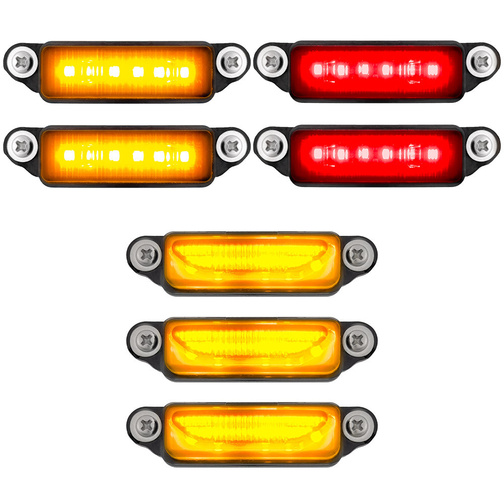 Dodge 21-24 RAM 1500 TRX 7-Piece Fender & Hood Light Kit Smoked Lens w/ Amber LED Running Lights w/ Startup Light Sequence - Image 2