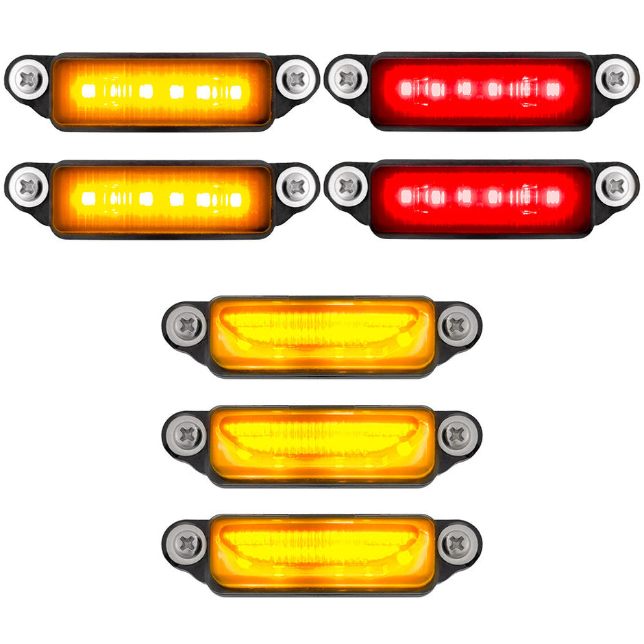 Dodge 21-24 RAM 1500 TRX 7-Piece Fender & Hood Light Kit Smoked Lens w/ Amber LED Running Lights w/ Startup Light Sequence - Image 2