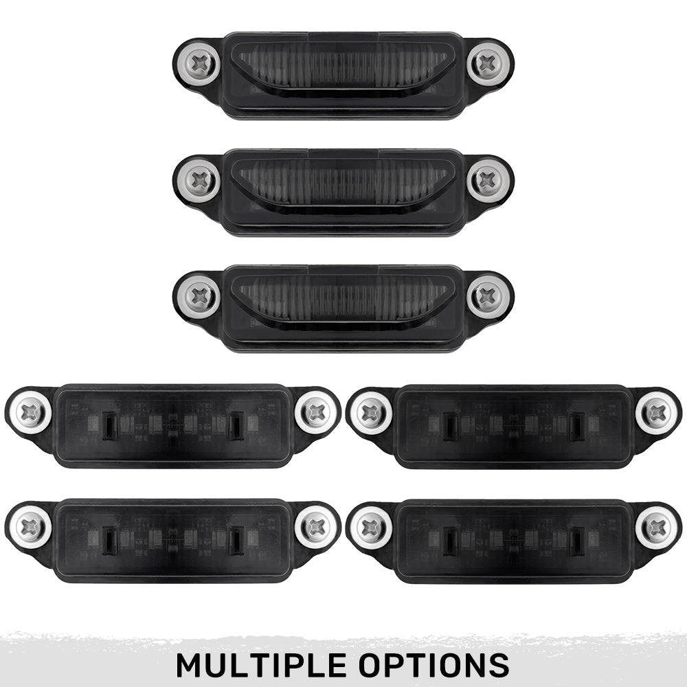 Dodge 21-24 RAM 1500 TRX 7-Piece Fender & Hood Light Kit Smoked Lens w/ White LED Running Lights w/ Startup Light Sequence