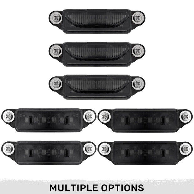 Dodge 21-24 RAM 1500 TRX 7-Piece Fender & Hood Light Kit Smoked Lens w/ White LED Running Lights w/ Startup Light Sequence