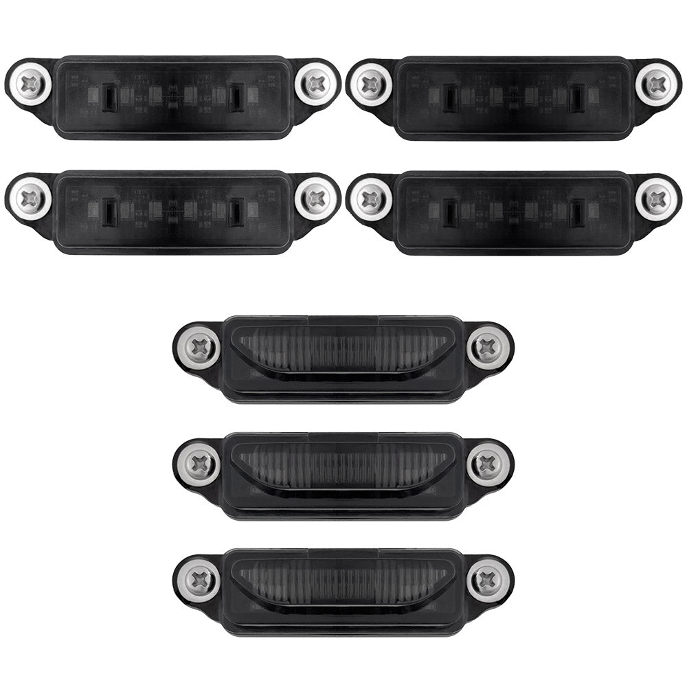 Dodge 21-24 RAM 1500 TRX 7-Piece Fender & Hood Light Kit Smoked Lens w/ White LED Running Lights w/ Startup Light Sequence - Image 4