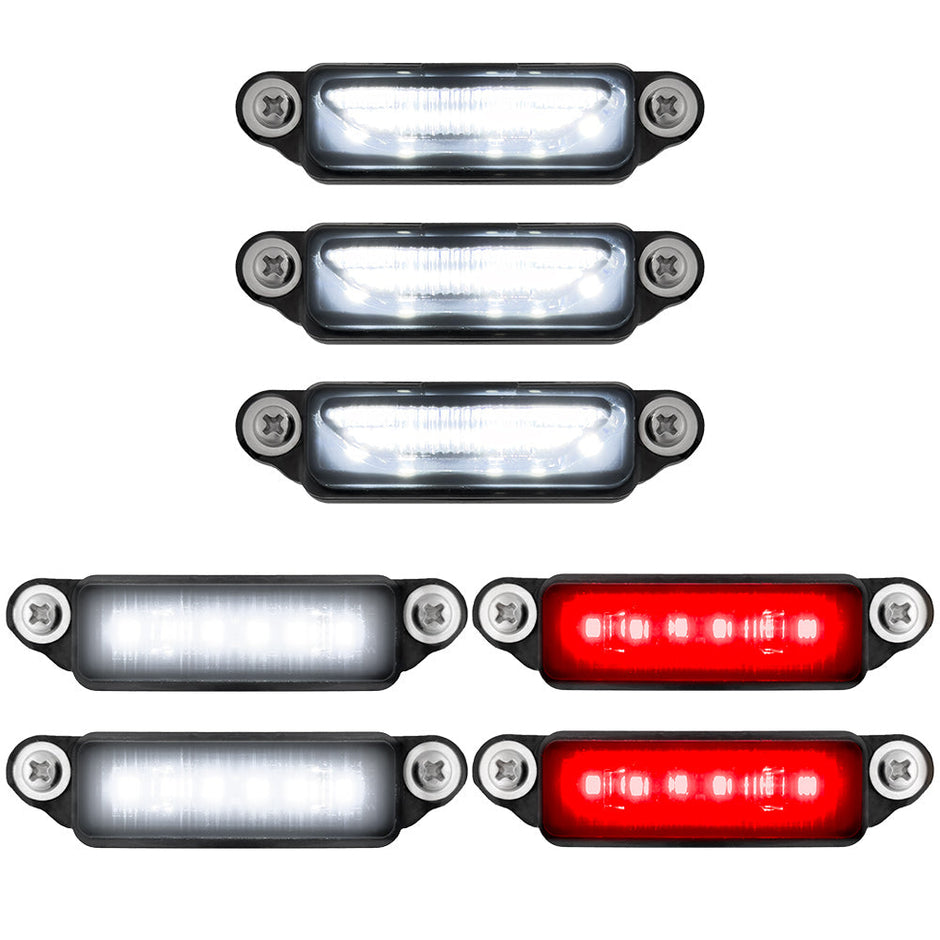 Dodge 21-24 RAM 1500 TRX 7-Piece Fender & Hood Light Kit Smoked Lens w/ White LED Running Lights w/ Startup Light Sequence - Image 2