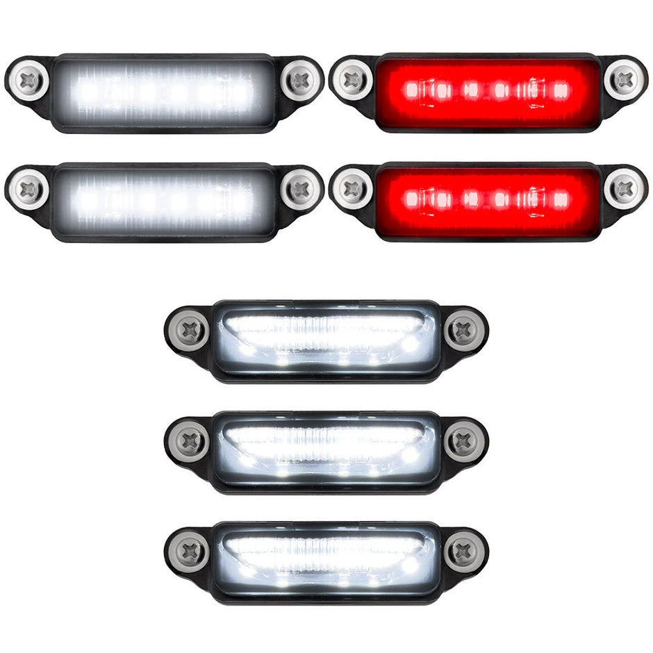 Dodge 21-24 RAM 1500 TRX 7-Piece Fender & Hood Light Kit Smoked Lens w/ White LED Running Lights w/ Startup Light Sequence - Image 3