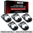 Ford 17-25 Superduty (5-Piece Set) Smoked Cab Roof Light Lens with 2-Way Forward & Rear Facing White ULTRA High-Power LEDs - ATTN: This cab light set is for a fresh install on a truck that DID NOT come with OEM cab roof lights (No Square Hole Required - Only 2 Small Screw Holes & a 1/4