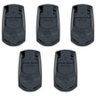 Ford 17-25 Superduty (5-Piece Set) Smoked Cab Roof Light Lens with 2-Way Forward & Rear Facing Amber ULTRA High-Power LEDs - ATTN: This cab light set is for a fresh install on a truck that DID NOT come with OEM cab roof lights (No Square Hole Required - Only 2 Small Screw Holes & a 1/4